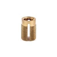 Threaded Insert Sub Flush 240-5-BR | E-Z Press™ Threaded Insert - Flush - Brass | MF Supply